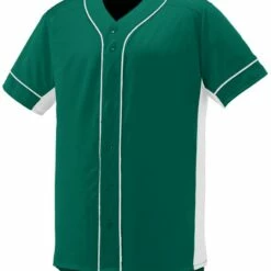 Augusta Slugger Adult Full Button Front Baseball Jersey Navy/White 20 Augusta Slugger Adult Full Button Front Baseball Jersey Navy/White -Deals Baseball Store 82 1660 t darkgreenwhite mainProductImage FullSize