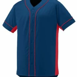 Augusta Slugger Adult Full Button Front Baseball Jersey Navy/White 21 Augusta Slugger Adult Full Button Front Baseball Jersey Navy/White -Deals Baseball Store 82 1660 t navyred mainProductImage FullSize