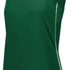 Augusta Women's/Girls' Rover Custom Softball Jersey Maroon/White -Deals Baseball Store 82 1687 c darkgreenwhite mainProductImage FullSize