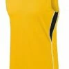 High Five Women's/Girls' Dynamite Custom Sleeveless Jersey Athletic Gold/Black