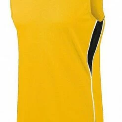 High Five Women's/Girls' Dynamite Custom Sleeveless Jersey Athletic Gold/Black