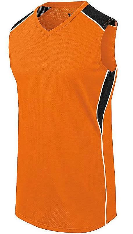 High Five Women's/Girls' Dynamite Custom Sleeveless Jersey Athletic Gold/Black 9 High Five Women's/Girls' Dynamite Custom Sleeveless Jersey Athletic Gold/Black - Image 9