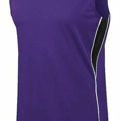 High Five Women's/Girls' Dynamite Custom Sleeveless Jersey Athletic Gold/Black 24 High Five Women's/Girls' Dynamite Custom Sleeveless Jersey Athletic Gold/Black -Deals Baseball Store 82 312162 purpleblack mainProductImage FullSize