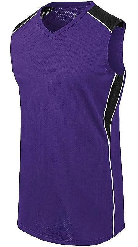 High Five Women's/Girls' Dynamite Custom Sleeveless Jersey Athletic Gold/Black 10 High Five Women's/Girls' Dynamite Custom Sleeveless Jersey Athletic Gold/Black - Image 10