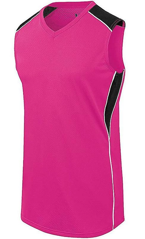 High Five Women's/Girls' Dynamite Custom Sleeveless Jersey Athletic Gold/Black 11 High Five Women's/Girls' Dynamite Custom Sleeveless Jersey Athletic Gold/Black - Image 11