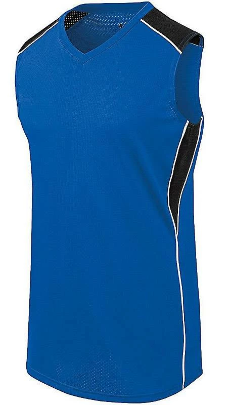 High Five Women's/Girls' Dynamite Custom Sleeveless Jersey Athletic Gold/Black 12 High Five Women's/Girls' Dynamite Custom Sleeveless Jersey Athletic Gold/Black - Image 12