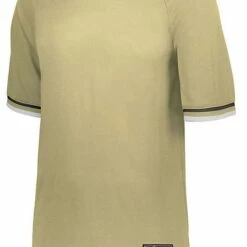 Holloway Adult/Youth Retro V-Neck Custom Baseball Jersey Navy/White -Deals Baseball Store 868 221021 vegasgoldwhiteblack mainProductImage FullSize