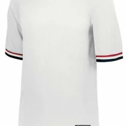 Holloway Adult/Youth Retro V-Neck Custom Baseball Jersey Navy/White -Deals Baseball Store 868 221021 whitenavyscarlet mainProductImage FullSize