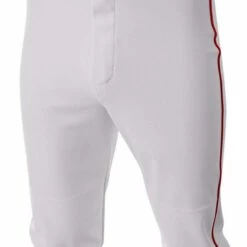 A4 The Knick Knicker Youth/Adult Baseball Pants Gray/Cardinal