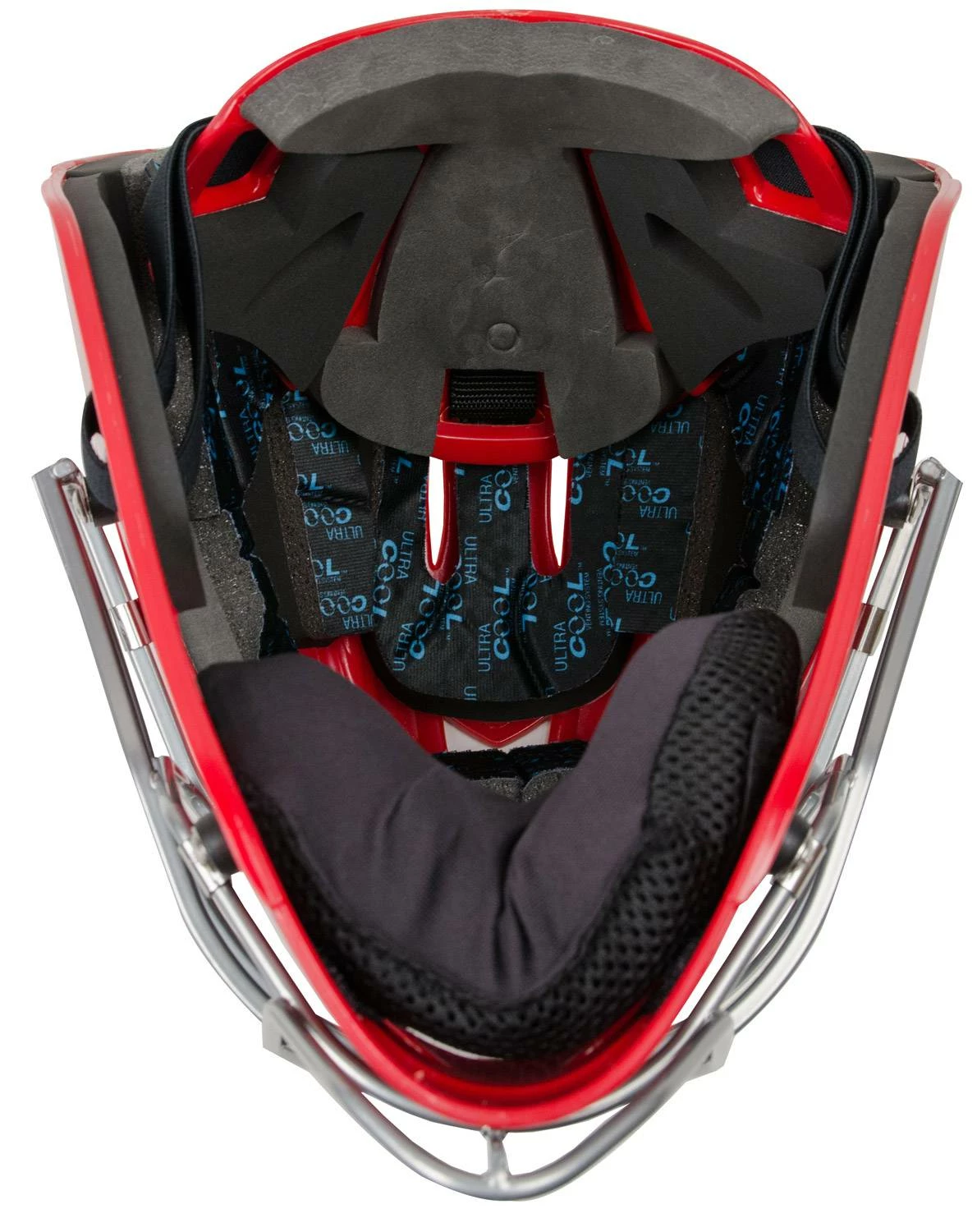 All Star Solid MVP2400 Ultra Cool Adult Baseball Catcher's Helmet Scarlet 2 All Star Solid MVP2400 Ultra Cool Adult Baseball Catcher's Helmet Scarlet - Image 2