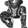 All Star System7 Adult Pro Baseball Catcher's Kit Royal/Silver