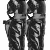 All Star System Seven Axis Baseball Catcher's 16.5" Leg Guards Royal