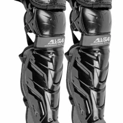 All Star Youth System Seven Axis Catcher's Leg Guards - Ages 12-16 Royal