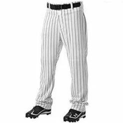 Alleson 605WPN Open Bottom Pinstripe Baseball Pant