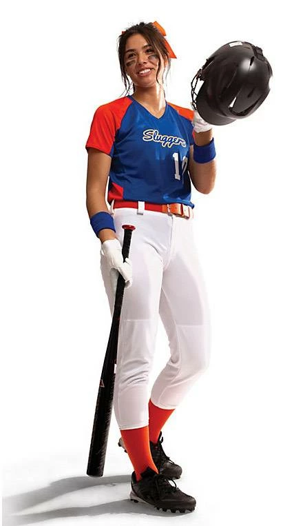 Augusta Women's/Girls' Cutter Custom Jersey Navy/White 5 Augusta Women's/Girls' Cutter Custom Jersey Navy/White - Image 5