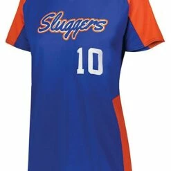 Augusta Women's/Girls' Cutter Custom Jersey Navy/White