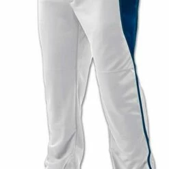Champro Adult/Youth Triple Crown Open Bottom 2 Baseball Pants Grey/Scarlet