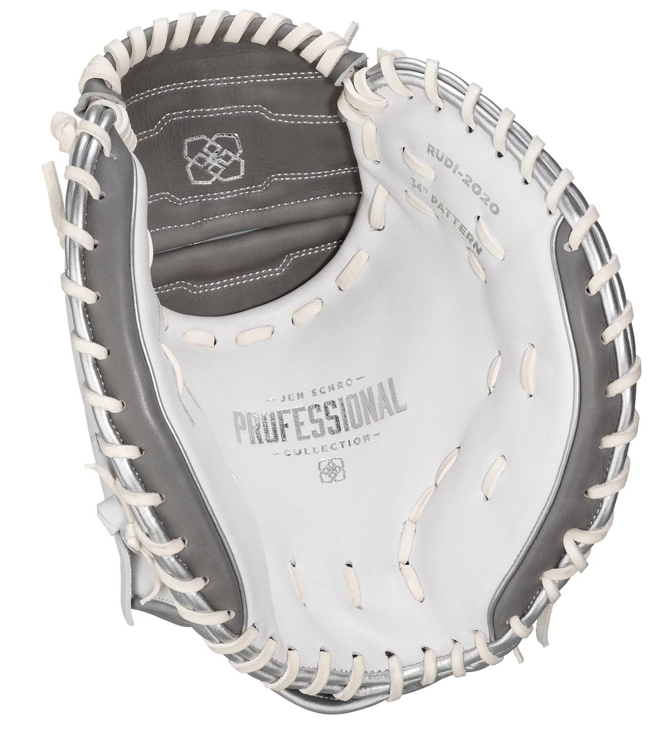 Easton Professional Collection Jen Schroeder 34" Fastpitch Softball Catcher's Mitt - Right Hand Throw 1 Easton Professional Collection Jen Schroeder 34" Fastpitch Softball Catcher's Mitt - Right Hand Throw