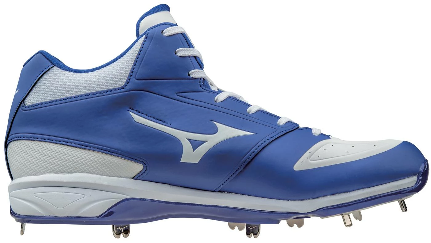 Mizuno Dominant IC Mid Men's Baseball Cleats Red/White 3 Mizuno Dominant IC Mid Men's Baseball Cleats Red/White - Image 3