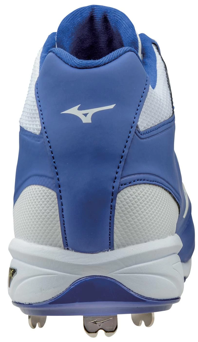 Mizuno Dominant IC Mid Men's Baseball Cleats Red/White 5 Mizuno Dominant IC Mid Men's Baseball Cleats Red/White - Image 5