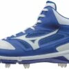 Mizuno Dominant IC Mid Men's Baseball Cleats Red/White