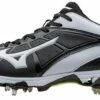 Mizuno Women's 9-Spike Swift 4 Softball Cleats Red/White