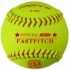 Pro Nine 12" Synthetic USA Poly Core Official Fastpitch Softballs - Dozen