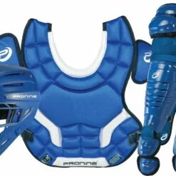 Pro Nine Armatus Elite Baseball Catcher's Gear Set - Ages 9-12 Navy
