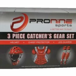 Pro Nine ProLine Youth Catcher's Gear Set - Ages 12-16 Scarlet -Deals Baseball Store pro nine proline youth catchers gear set ages 12 16 altimage 04 FullSize