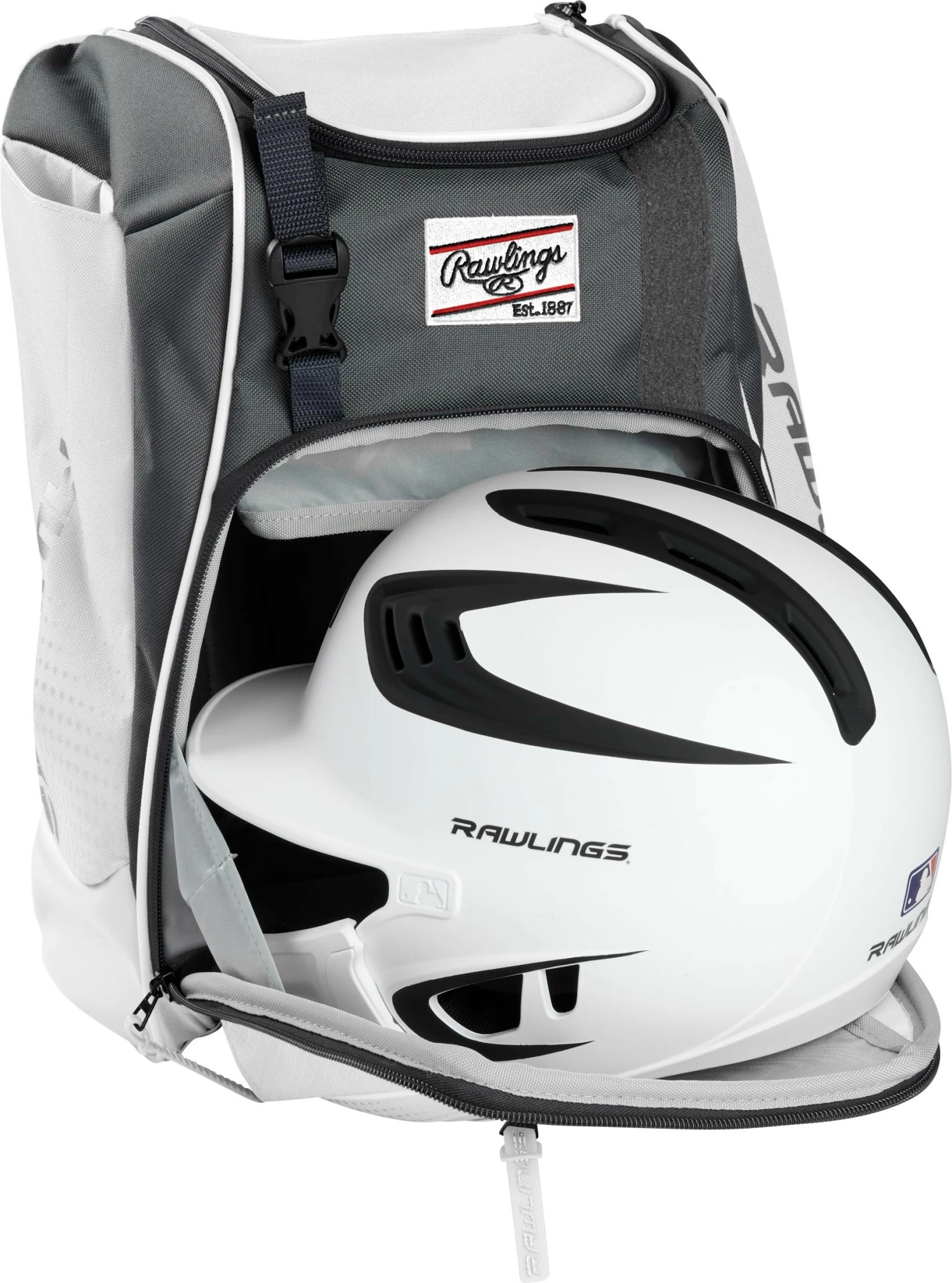 Rawlings FRANBP Baseball Bat Backpack Scarlet 6 Rawlings FRANBP Baseball Bat Backpack Scarlet - Image 6