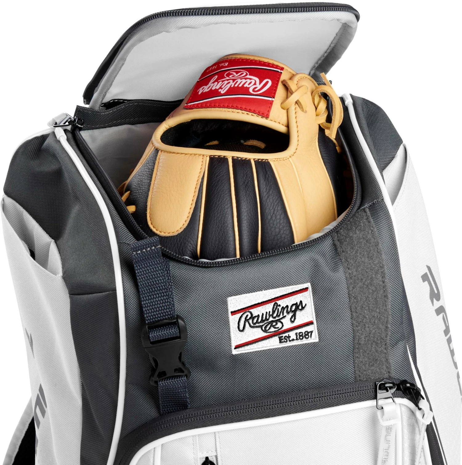 Rawlings FRANBP Baseball Bat Backpack Scarlet 9 Rawlings FRANBP Baseball Bat Backpack Scarlet - Image 9