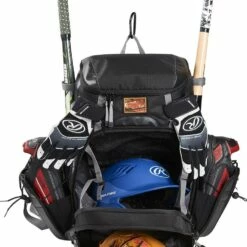 Rawlings Gold Glove Series Baseball Equipment Backpack Graphite/Black -Deals Baseball Store rawlings gold glove series baseball equipment backpack altimage 03 FullSize