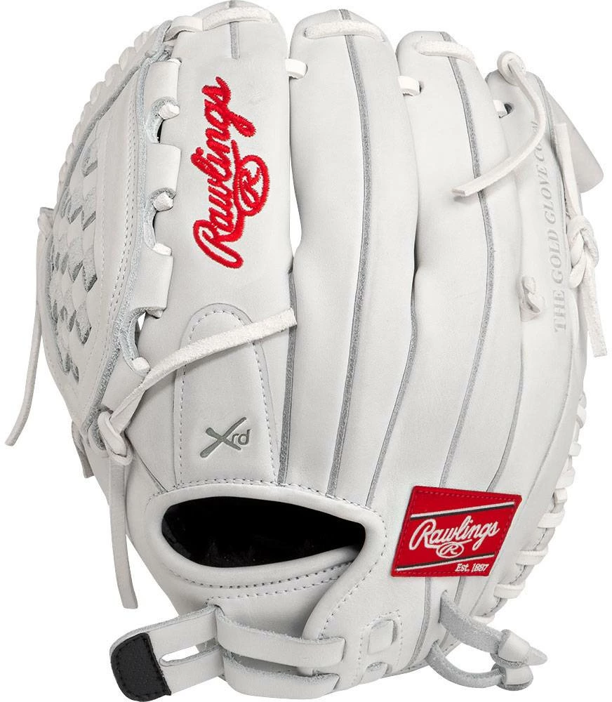 Rawlings Liberty Advanced 12" Pitcher/Infield Softball Glove - Left Hand Throw White/Gray 2 Rawlings Liberty Advanced 12" Pitcher/Infield Softball Glove - Left Hand Throw White/Gray - Image 2