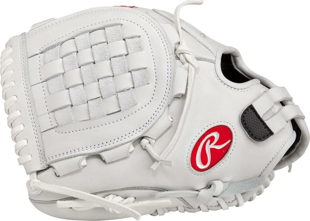 Rawlings Liberty Advanced 12" Pitcher/Infield Softball Glove - Left Hand Throw White/Gray 3 Rawlings Liberty Advanced 12" Pitcher/Infield Softball Glove - Left Hand Throw White/Gray - Image 3