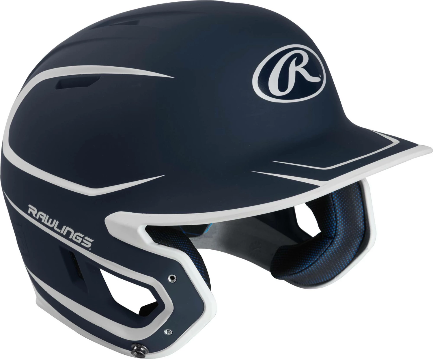 Rawlings Mach Junior Baseball Batting Helmet Matte Royal 6 Rawlings Mach Junior Baseball Batting Helmet Matte Royal - Image 6