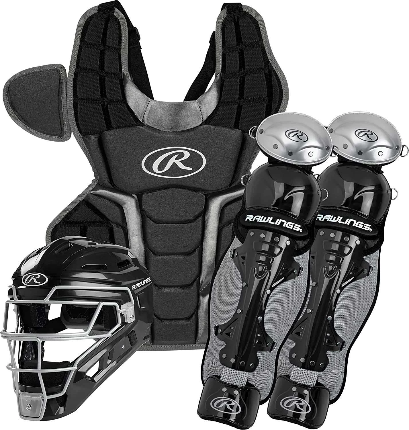 Rawlings Renegade 2.0 Intermediate Catcher's Set - Ages 12-15 Navy/Silver 1 Rawlings Renegade 2.0 Intermediate Catcher's Set - Ages 12-15 Navy/Silver