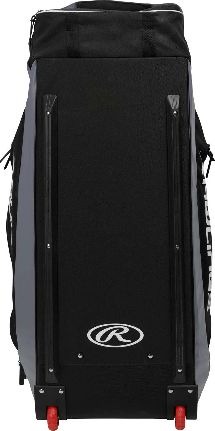 Rawlings Wheeled Baseball Catcher's Equipment Bag Black 2 Rawlings Wheeled Baseball Catcher's Equipment Bag Black - Image 2