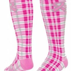 Red Lion Adult Awareness Plaid Socks