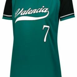 Russell Athletic Women's Classic V-Neck Softball Jersey White/Royal