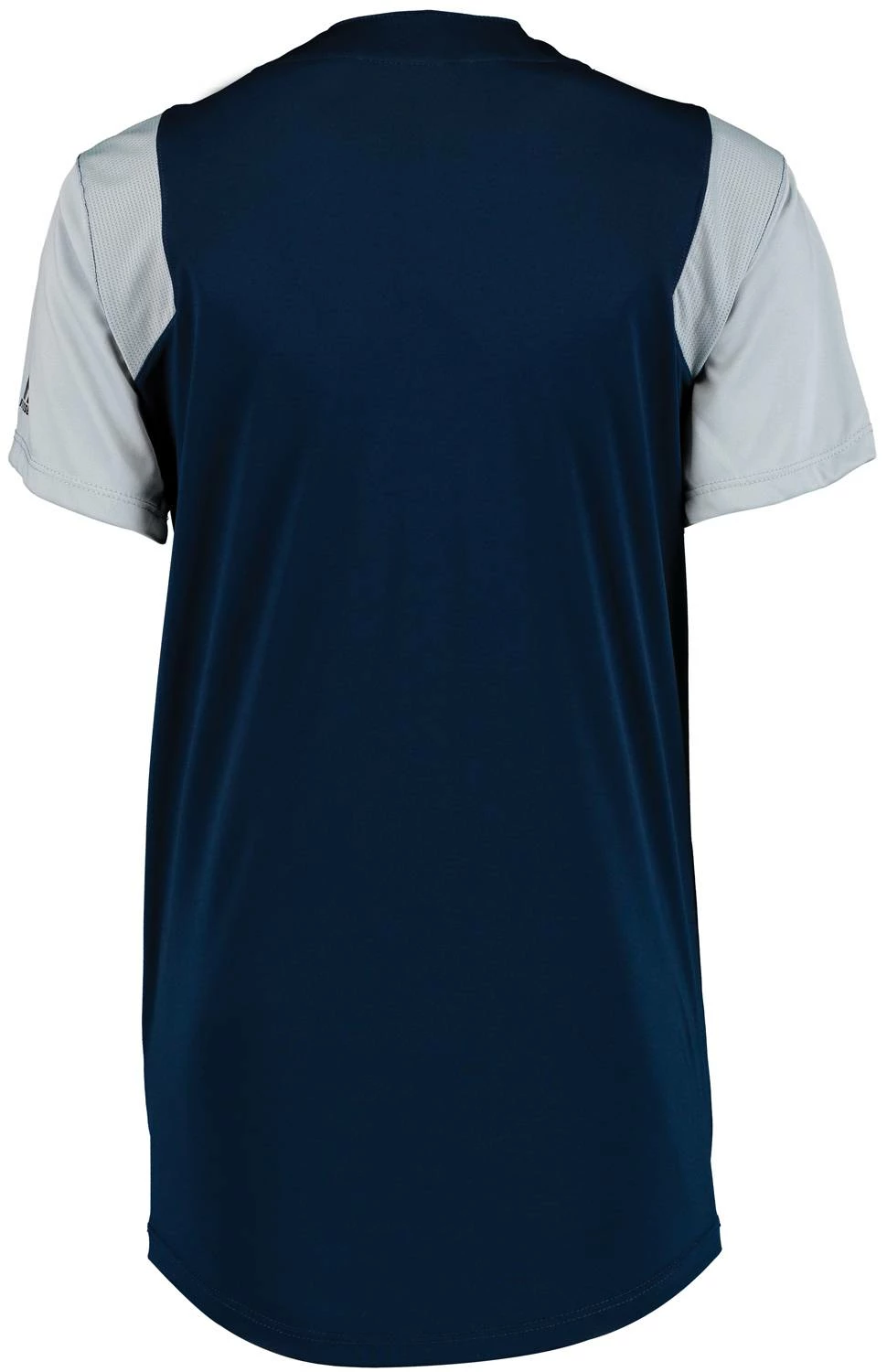 Russell Athletic Women's Performance Two-Button Color Block Custom Softball Jersey Burnt Orange/Baseball Grey - Image 2