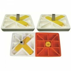 Soft Touch 15" Convertible Progressive Release Double First Base and 14" Youth 2nd and 3rd Baseball Base Set with In-Ground Mounting