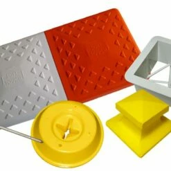 Soft Touch Double First Base Baseball / Softball Base with In-Ground Mount