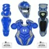 Under Armour Pro 4 Series NOCSAE Certified Youth Catcher's Set - Ages 12-16 Navy