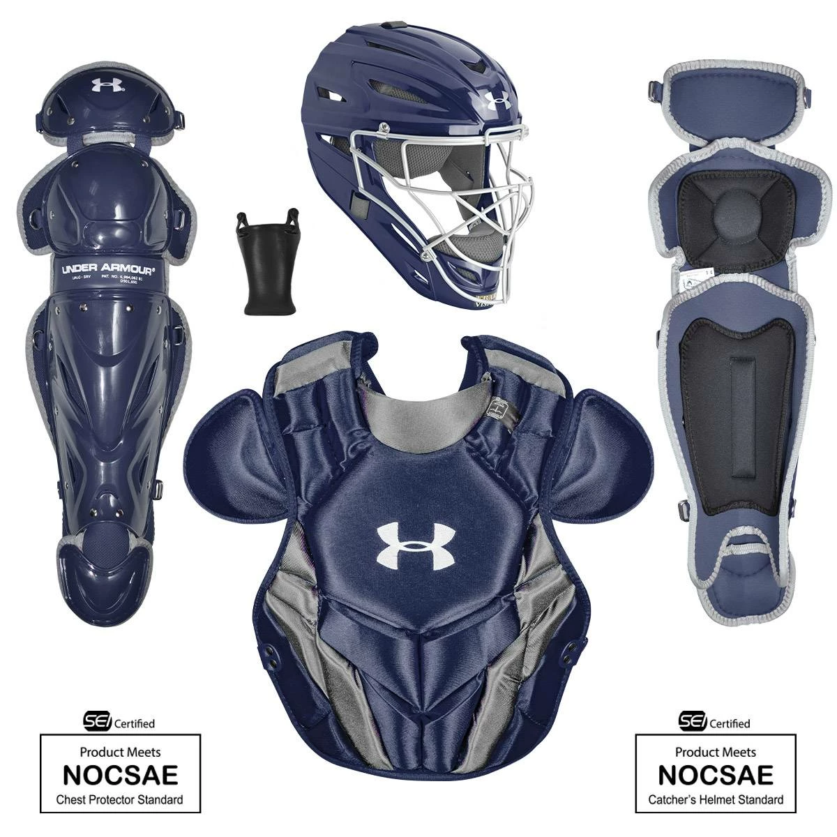 Under Armour Converge Victory Series NOCSAE Certified Youth Catcher's Set - Ages 9-12 Royal 1 Under Armour Converge Victory Series NOCSAE Certified Youth Catcher's Set - Ages 9-12 Royal